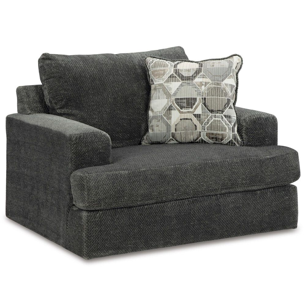 Ashley Karinne Oversized Chair in Smoke, , large