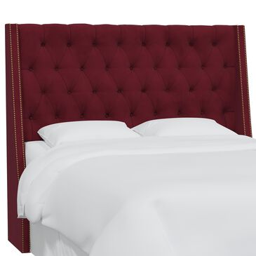 Skyline Furniture California King Headboard in Berry, , large