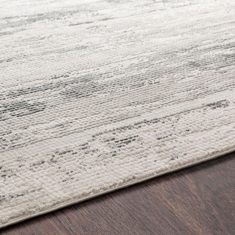 Surya Aisha 10&#39; x 14&#39; Gray, Charcoal, Light Gray and Off-White Area Rug, , large