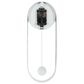 CosmoLiving by Cosmopolitan 7.5" x 20" Wall Clock in White, , large