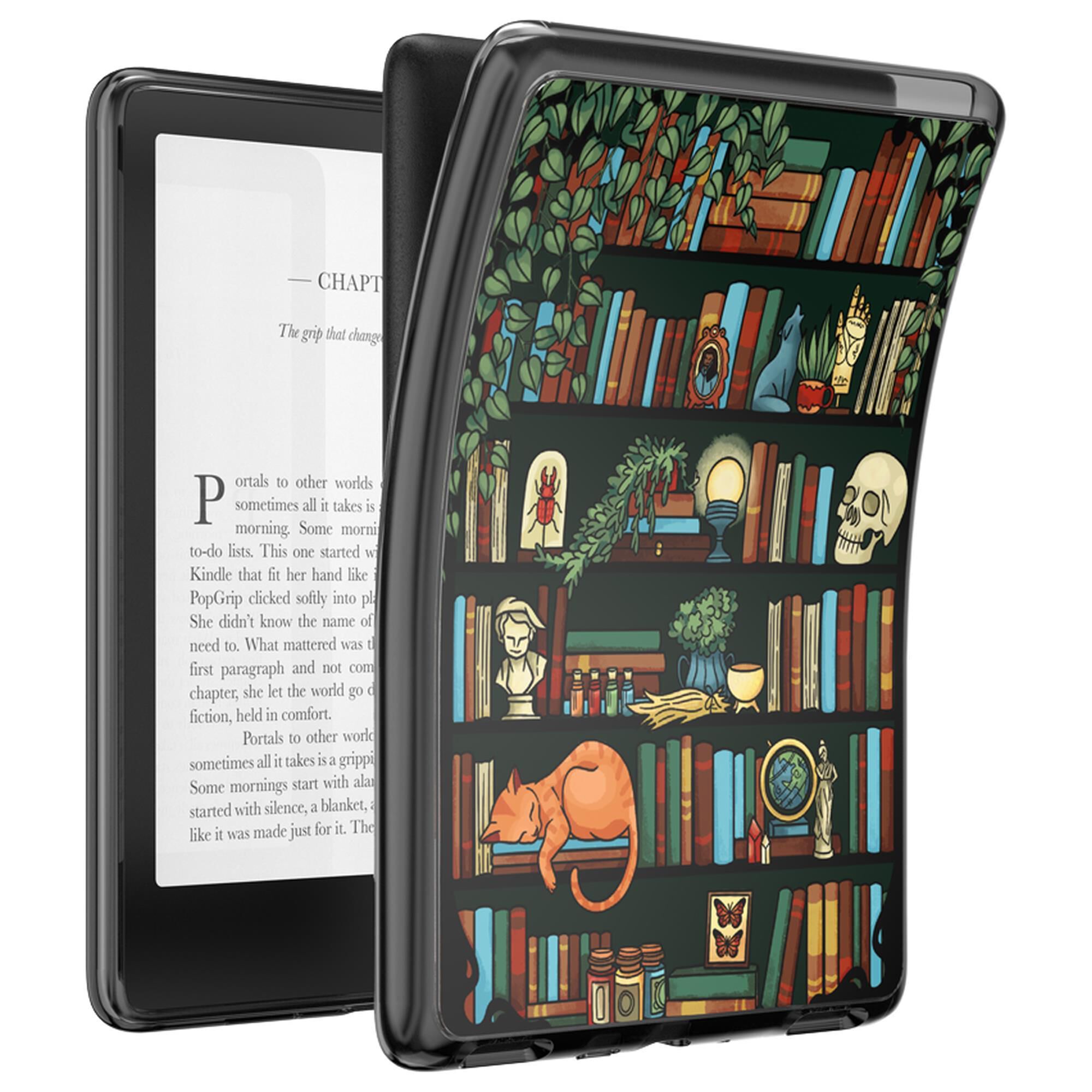 PopSockets MagSafe Case for Kindle 11th Gen in Storied Shelves