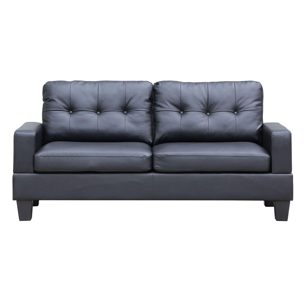 Titanic Furniture Betty Stationary Sofa in Black, , large