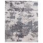 Feizy Zarah 3"6" x 5"6" Ivory and Charcoal Area Rug, , large