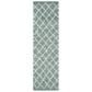 Safavieh Dallas Shag SGD258C-26 2"3" x 6" Seafoam/Ivory Runner, , large