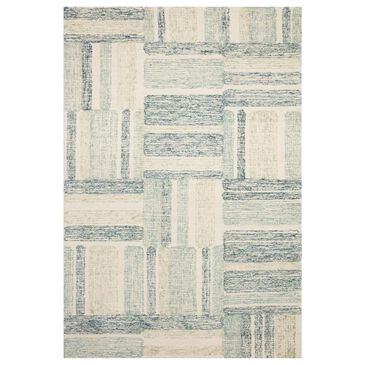 Loloi Milo MLO-04 2"6" x 7"6" Aqua/Denim Runner, , large