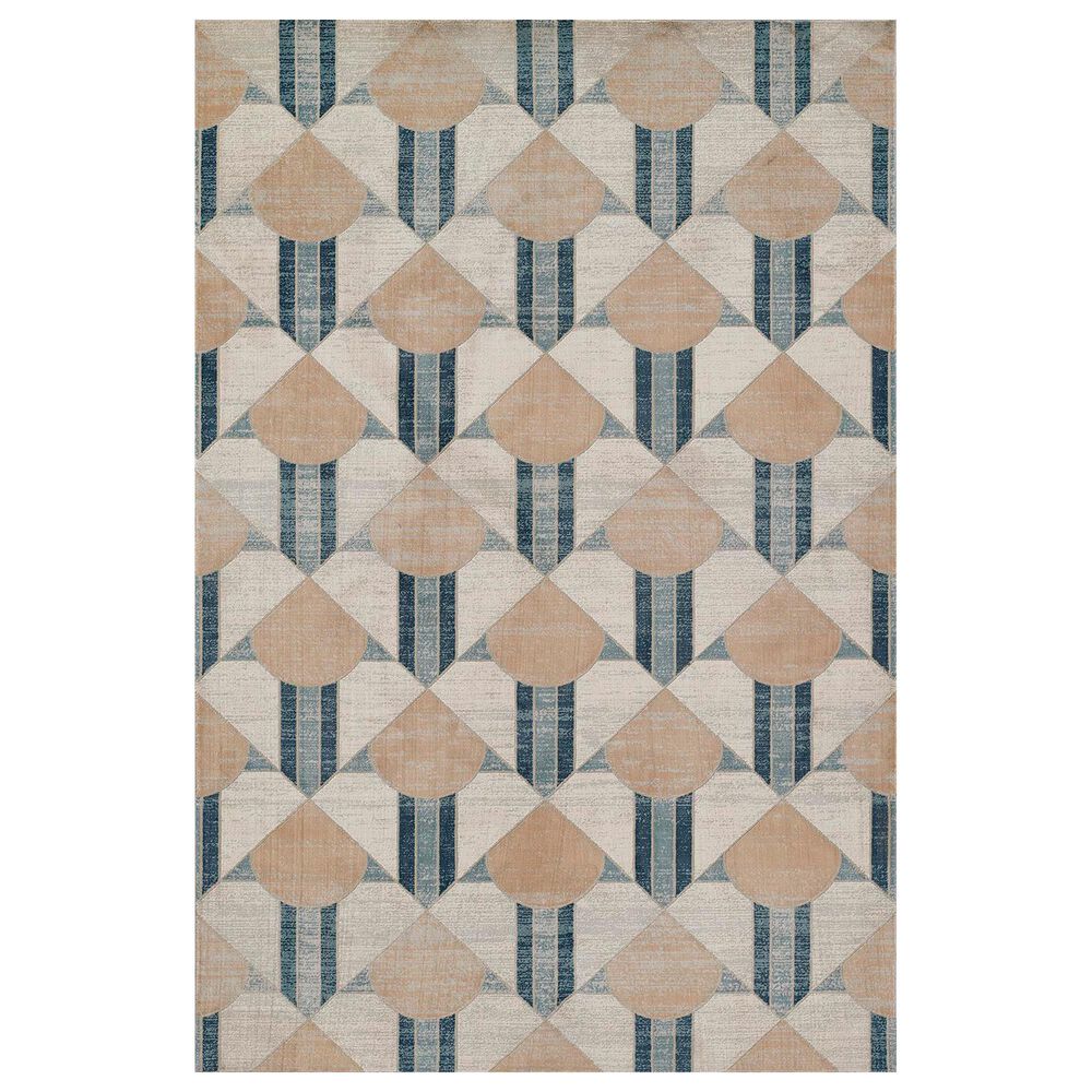 Momeni Edition EDI-1 1"10" x 2"10" Blue Area Rug, , large