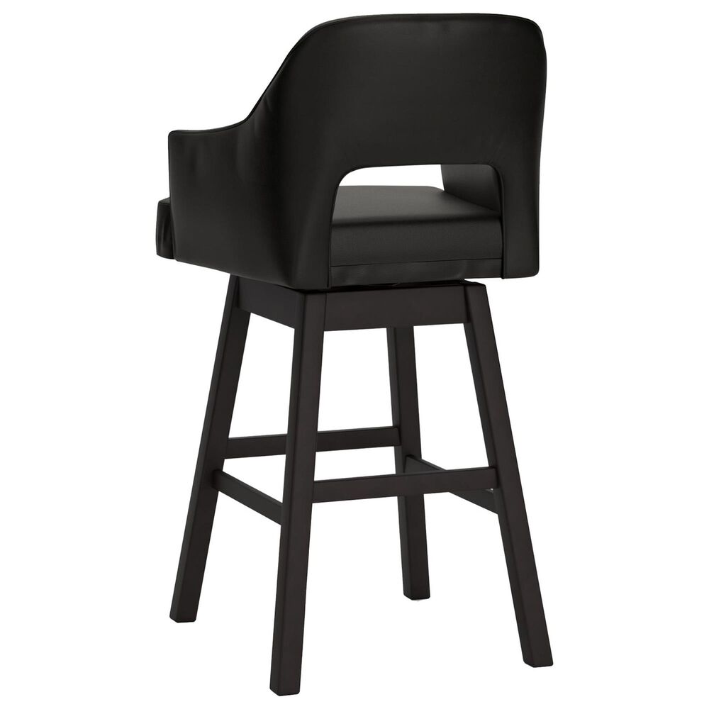 Ashley Tallenger 30.5" Swivel Barstool in Dark Brown, , large