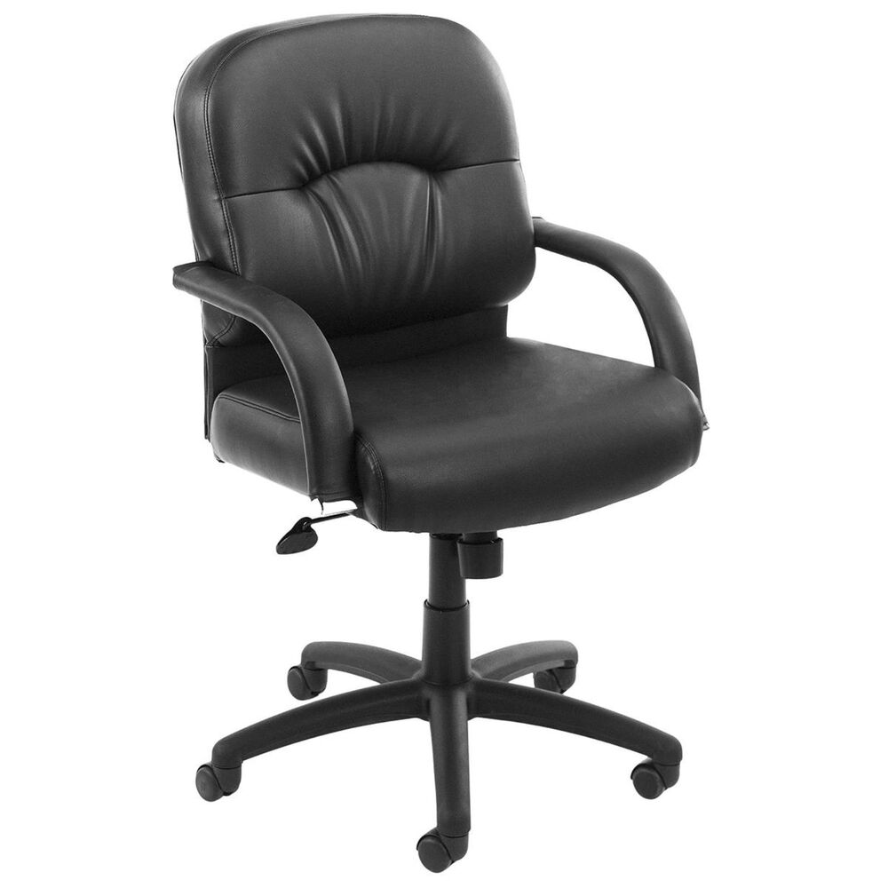 Regal Co. Boss Mid Back Chair in Black, , large