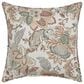 J. Queen New York Janessa 18" Square Throw Pillow in Spice and Coral, , large