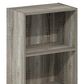 HOMLUX 3-Tier Open Shelf Bookcase in French Oak, , large