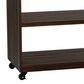 Linden Boulevard Giovanna Kitchen Cart in Brown and Natural, , large
