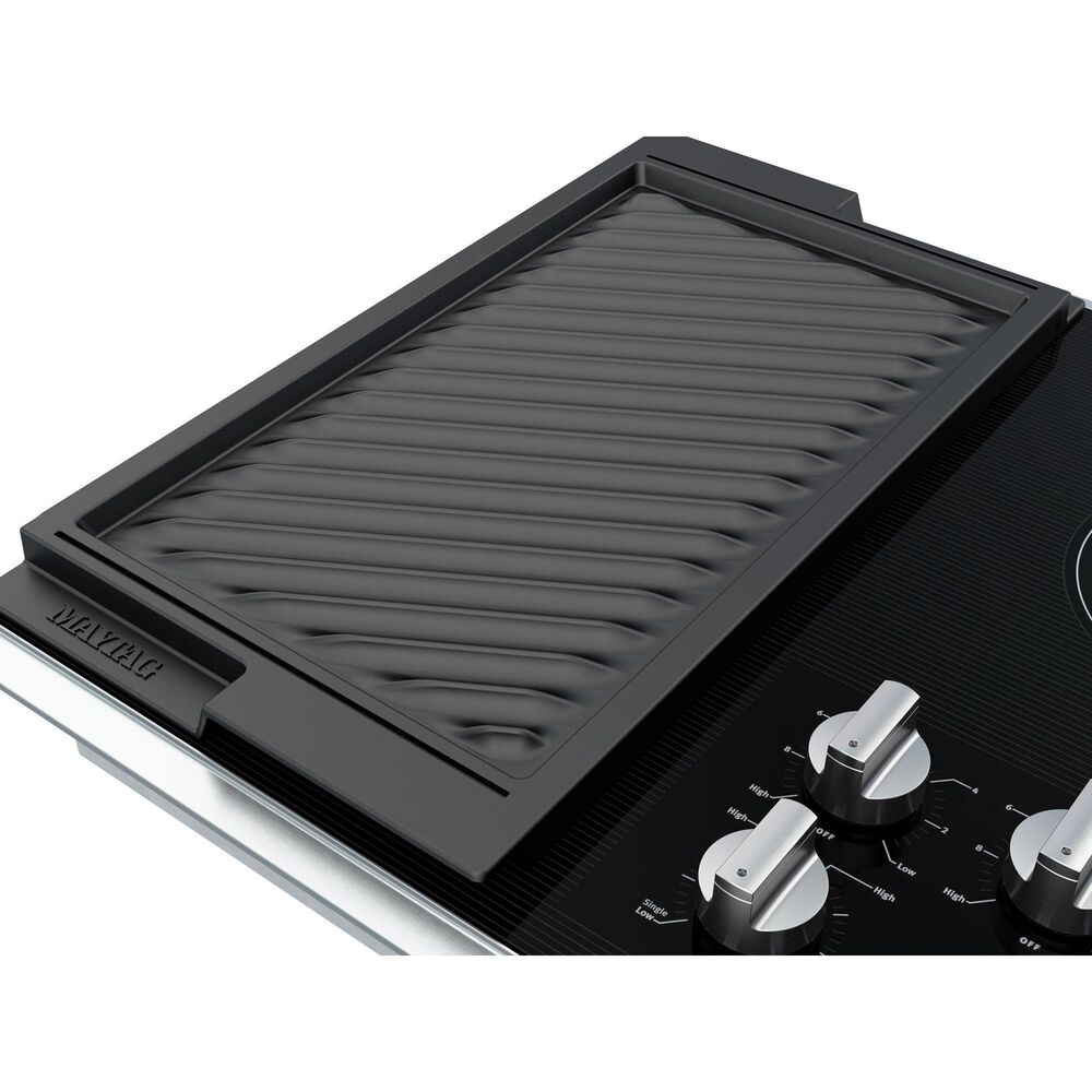 Maytag 36&quot; Built-In Electric Cooktop with Reversible Grill, , large