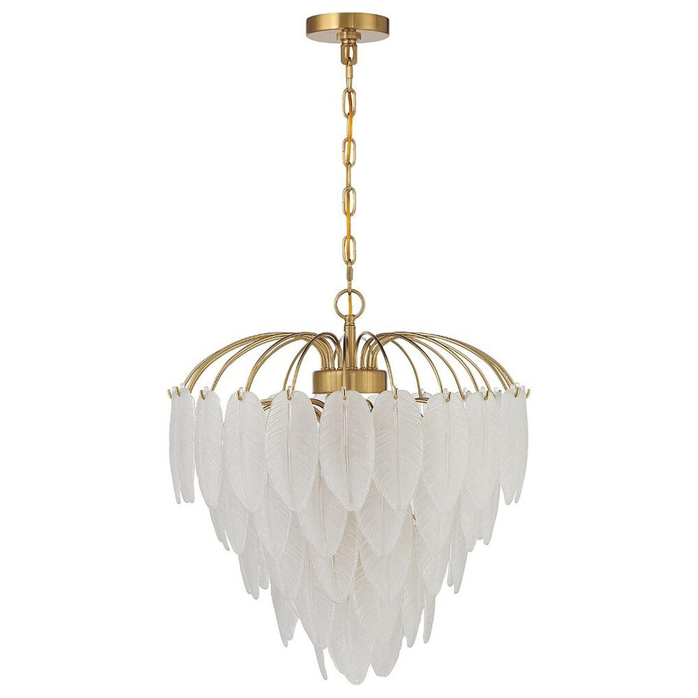 Savoy House Boa 6-Light Chandelier in Warm Brass, , large