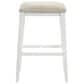 Armen Living Jane Bar Height Stool in White, , large