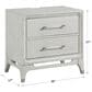 Davis International Solitude Nightstand with USB Ports in White Rub Through Finish, , large