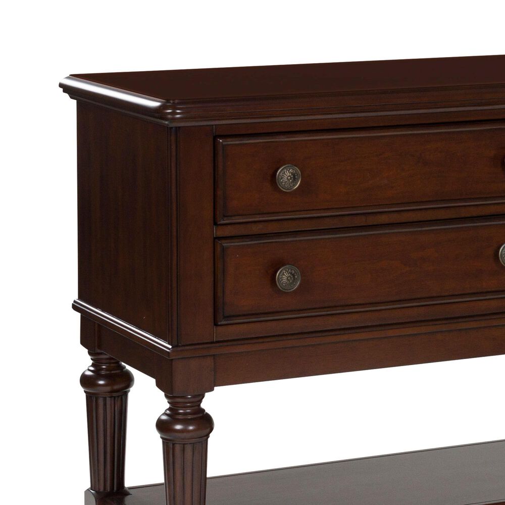 Ashley Lavinton 4-Drawer Server in Cherry Brown, , large