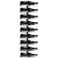 HOMLUX 9-Bottle Metal Wall Mounted Wine Rack in Black, , large