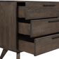 Blue River Astoria 6-Drawer Dresser in Dark Brown, , large