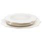 Godinger Silver Arendale New Bone 12-Piece Dinnerware Set in White and Gold, , large