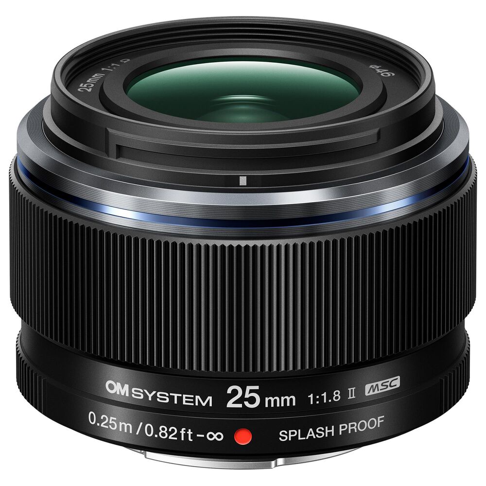 OM- System M.Zuiko Digital 25mm f/1.8 II Lens in Black, , large