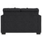 Ashley Jasmine Peaks Stationary Loveseat in Coal, , large