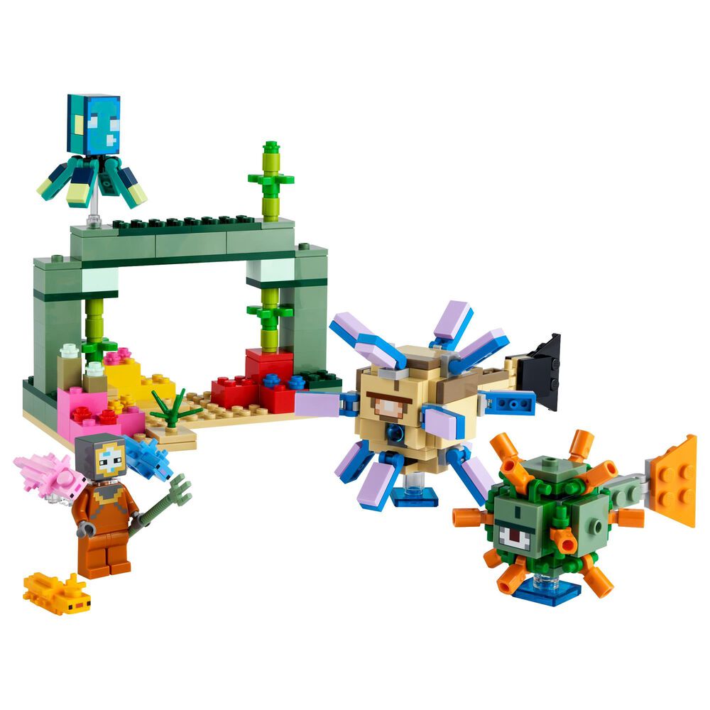 LEGO Minecraft The Guardian Battle Building Set, , large