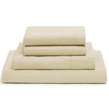 Sanders Collection Premium Bamboo 4-Piece Queen Sheet Set in Cream, , large