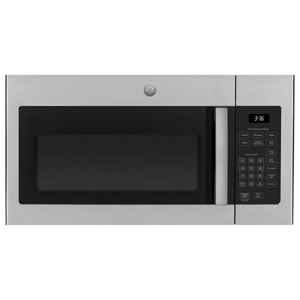 GE Appliances 3-Piece Kitchen Package with 30&quot; Electric Range and 1.6 Cu. Ft. Microwave Oven in Stainless Steel, , large