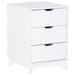 Linon Home Decor Polly 3-Drawer Nightstand in White, , large