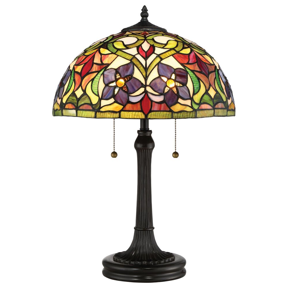 Quoizel Violets Table Lamp in Vintage Bronze, , large