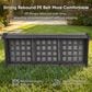 Sunwell Garden Outdoor Sofa with Brown Rattan in Grey, , large