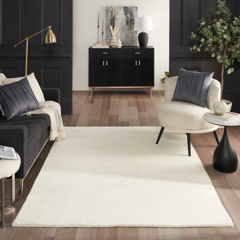 Nourison Plush Cloud 7&#39;9&quot; x 9&#39;9&quot; Ivory Area Rug, , large