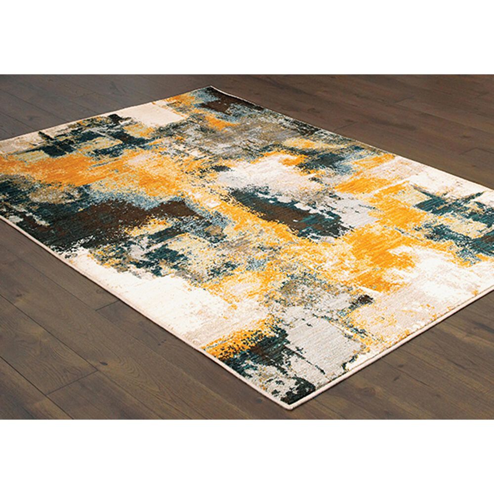 Oriental Weavers Sedona 9593A 9&#39;10&quot; x 12&#39;10&quot; Blue Area Rug, , large