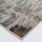 Central Oriental Adore Zed 7"10" x 9"10" Grey and Orange Area Rug, , large
