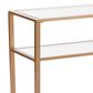 Southern Enterprises Jaymes Console Table in Gold, , large