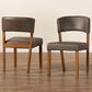 Baxton Studio Montreal Side Chair in Dark Walnut (Set of 2), , large