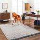 Surya Sara SRU-2304 9" x 12" Off-White, Charcoal, Brown, Seafoam Area Rug, , large