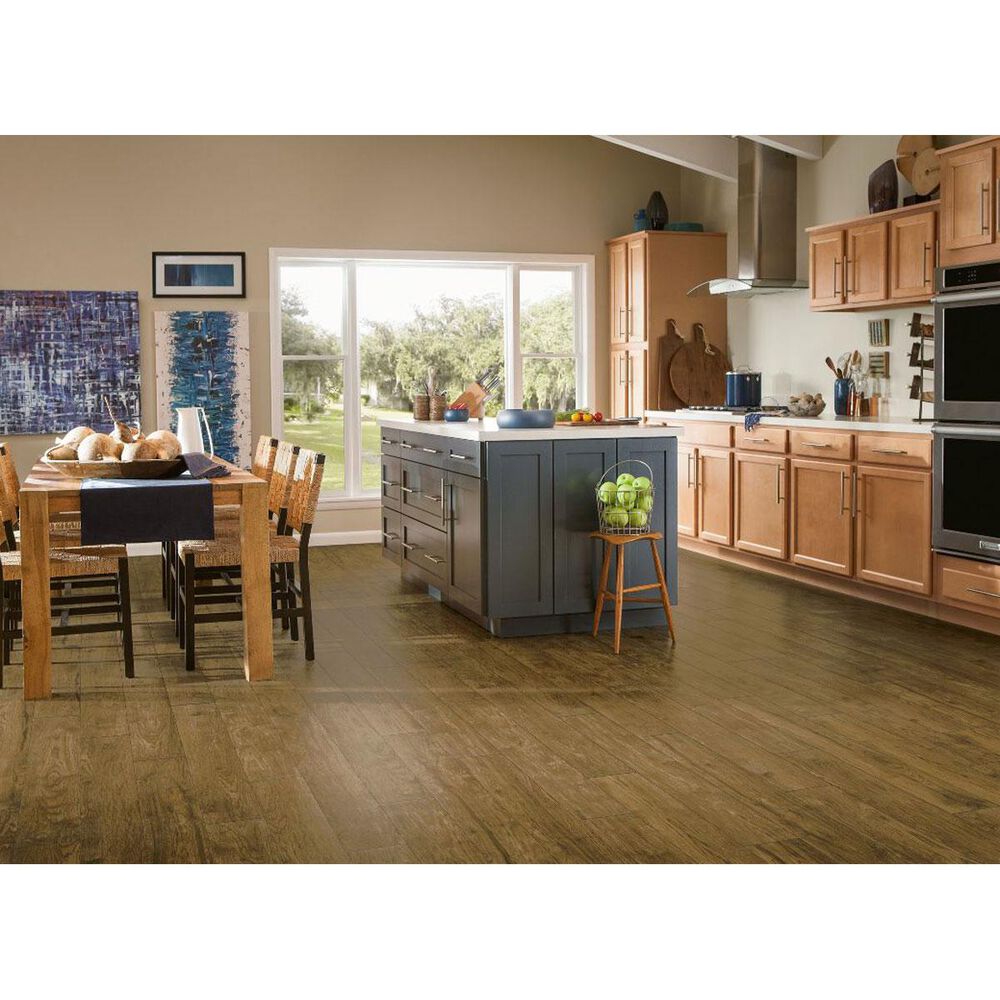 Armstrong Hickory Point Roasted Pecan 6" x 48" Luxury Vinyl Tile, , large