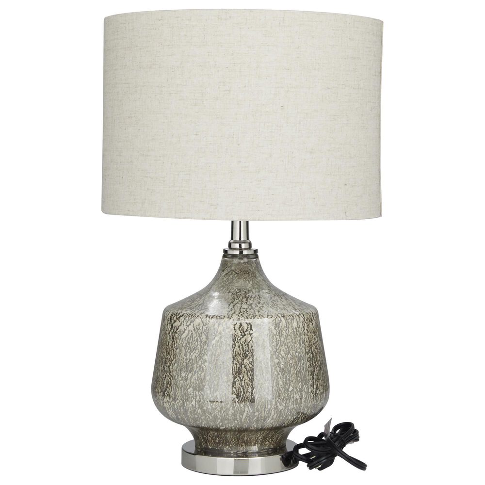 Maple and Jade Table Lamp in Champagne and Silver, , large