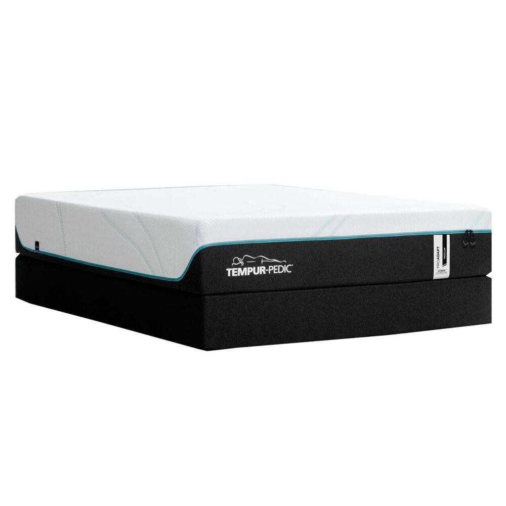 Tempur-Pedic TEMPUR-PROADAPT Medium Hybrid Queen Mattress with High Profile Box Spring, , large