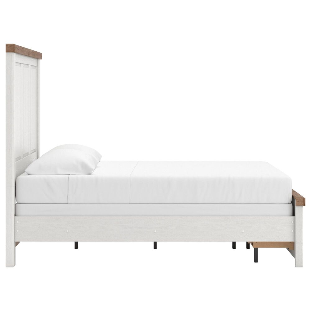 Ashley Savonport Queen Storage Bed with Dresser and Nightstand, , large