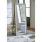 Ashley Evesen Floor Standing Mirror with Shelves in Champagne, , large