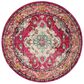 Safavieh Monaco MNC243D-3R 3" Round Pink/Multi Area Rug, , large