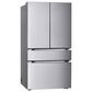 LG 29.6 Cu. Ft. 4-Door French Door with Pocket Handles Refrigerator in PrintProof Stainless Steel, , large