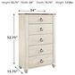 Ashley Willowton 5-Piece King Bedroom Set in Whitewash, , large