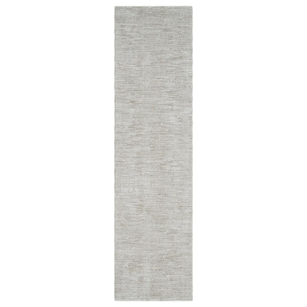 Surya Masterpiece MPC-2311 Medium Gray, Light Gray and Cream 2&#39;7&quot; x 7&#39;3&quot; Runner, , large