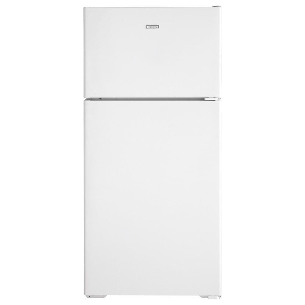 Hotpoint 15.6 Cu. Ft. Top Freezer Refrigerator with Right Hinge in White, , large