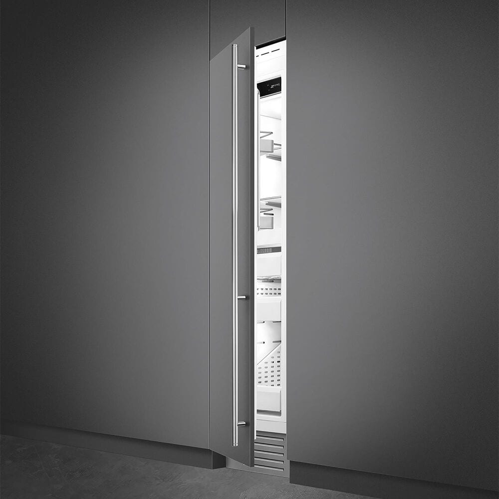 SMEG 8.22 Cu. Ft. Built-in Freezer Column with Ice Maker in Panel Ready, , large