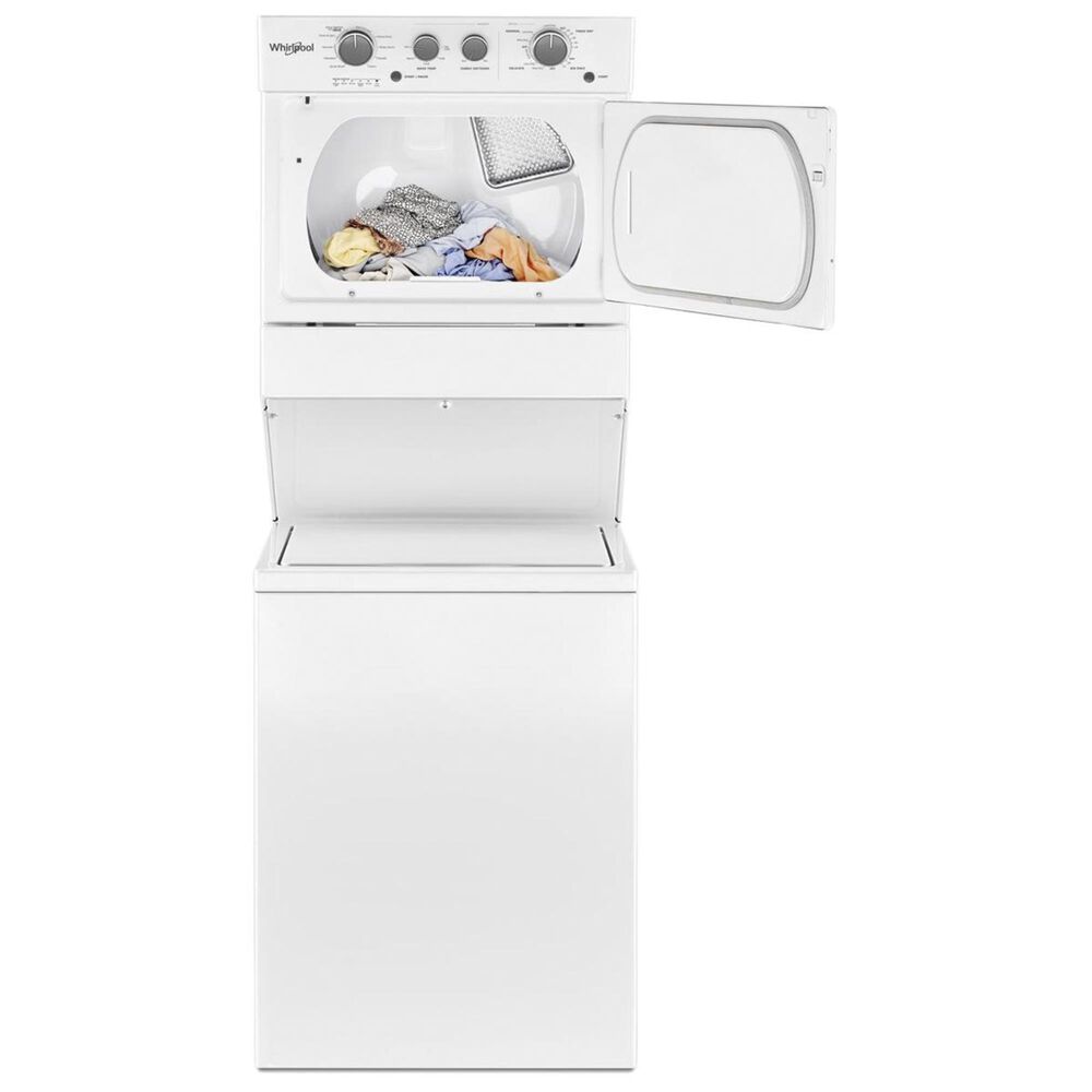 Whirlpool 27&quot; Stack Laundry in White, , large