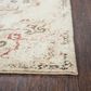 RIZZY Gossamer Beige, Grey and Red 9" x 12" Area Rug, , large